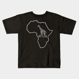 Giraffe in Africa Kids T-Shirt